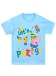 Peppa Pig T Shirt for Boys | George Pig T-Shirt | Summer Boys Blue Tshirt | Blue 5-6 Years