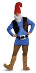 Disguise Men's Papa Gnome Costume, Blue/Brown/Red, X-Large