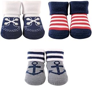 Luvable Amigos 3-Pack poco zapato Calcetines Gift Set - Azul -