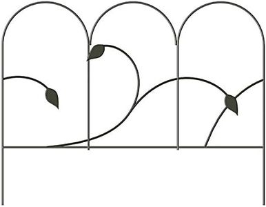 Panacea Leaf Border Edge (Pack of 24), Black