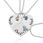 Jstyle Friend Stainless Steel Necklaces