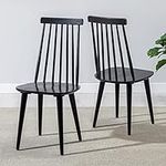 DUHOME Dining Chairs Set of 2 Wood 