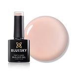 Bluesky All in One Fast & Easy Builder Gel 10ml, Latte - Nude Pink, Nail Strengthener and Extender for Long, Strong Nails & Nail Extensions, Requires Curing Under LED UV Nail Lamp