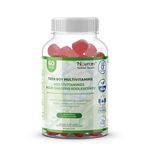 Nources Teen Boy Multivitamin Gummies, Zero Sugar, 100% Vegan, Natural Flavour, Made in Canada, 60 Count