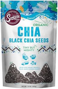 Suncore Foods Organic Black Chia Seeds 15oz | Superfood | Gluten Free