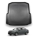 Nomad Boot Liner Compatible with Skoda Octavia 2013-2020 [Hatchback] Recyclable Plastic (PE) Tailored Fit Car Floor Mat Guard Tray Black Custom Fitted Accessory Dog Friendly Waterproof Raised Edges