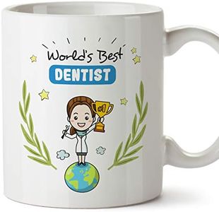 Mugffins (Tazza in Inglese) Dentista (Donna) 350 ml del Mondo
