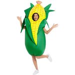 Spinosaurus Inflatable Corn Costume for Adult Inflatable Halloween Costumes Funny Blow Up Food Costume Inflatable Suit