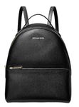 Michael Kors Sheila Medium Logo Backpack, Black Leather), Medium, Modern" Or "Custom