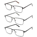 CRGATV 3-Pack Reading Glasses for M
