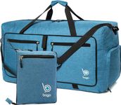 bago Duffel Bags for Traveling - 80L Medium Duffel Bag with Shoe Compartment - Explore The World in Style & Convenience - Durable, Lightweight & Foldable Travel Duffle Bag (SnowBlue)