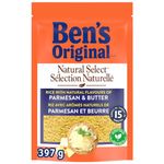 BEN'S ORIGINAL NATURAL SELECT Parmesan & Butter Flavour Rice Side Dish, 397g pouch