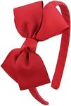 7Rainbows Fashion Cute Red Bow Head