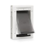 PetSafe Extreme Weather Energy Efficient Pet Door, White, Small