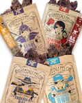 Righteous Felon Beef Jerky Bundle - Favorites Beef Jerky Sampler - Craft Beef Jerky & Meat Sticks - High-Protein, Low-Sugar Healthy Snacks