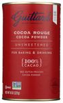 E Guittard Cocoa Powder, Unsweetened Rouge Red Dutch Process Cocoa, Two (2) 8oz Cans