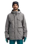 Burton Mens Covert Jacket, Bog Heather New, Small