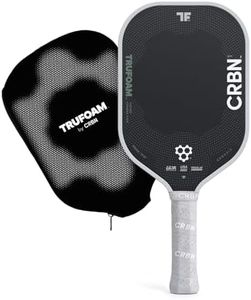 TruFoam Genesis Pickleball Paddle - Carbon Fiber Pickleball Paddle - First-Ever 100% Foam Core Performance Paddle (Elongated w/Long Handle)