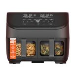 Instant Pot Vortex Plus XL 8-quart Dual Basket Air Fryer Oven, From the Makers of Instant Pot, 2 Independent Frying Baskets, ClearCook Windows, Dishwasher-Safe Baskets, App with over 100 Recipes