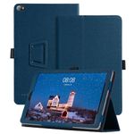 DUEDUE Case Compatible with Acer Iconia Tab A10 10.1 inch Tablet case, Folding Stand with Pencil Holder Protective Leather Case for Acer Iconia Tab A10 Blue