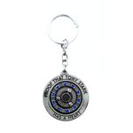 BIPS WAY ENTERPRISES Marvel Avengers Iron Man Arc Reactor Rotating Keychain Metal|Doctor Strange|Thor Axe|Spiderman Keychain|Captain America|The Hulk Keychains For Bike (Iron Man Arc Reactor Silver)