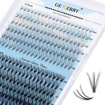 Lash Cluster 280pcs Individual Lashes 3D Effect Cluster Lashes 10D 20D DIY Eyelash Extension D Curl Individual Eyelash Extension Mixed Tray Natural Soft Wispy Lash Clusters Extensions Featherlight Reusable Handmade Eyelashes (10D+20D-0.07D, 8-16Mix)