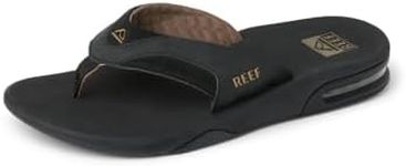 Reef Men's Fanning Black And Tan, S
