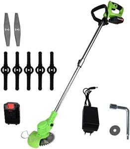 SCEPTRE 20V Cordless Grass Trimmer SP-BRSH with 2.0Ah 2 X Battery & Fast Charger, 30cm Cutting Diameter garden tools, Trimmer, Edger/crop, 2-in-1 Grass, bush, Weed Cutter,Light Weight