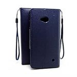 LG G Stylo/LG G Stylus (LS770) Case, BNY-Wireless (TM) Luxury Design Magnetic Leather Flip Wallet Pouch Cover Case for LG G Stylo/LG G Stylus (LS770), Card Holder with a Viewing Stand (Navy)