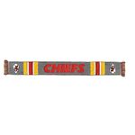 FOCO NFL Grey Woven Scarf, Kansas City Chiefs, One size