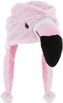 DolliBu Pink Flamingo Plush Hat - S