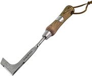 Rolson Stainless Steel Patio Hand Weeder Tool Ash Wood Wooden Handle Gardening