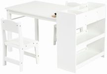 GarveeHome Wooden Kids Art Table & 