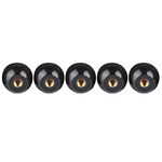 Ball Knob Handles, 5Pcs Black Bakelite Ball Lever Knob Copper Insert M12×40 Machine Tool Replacement, Machine Handle Knob, Game Ball Handle