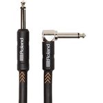 Roland Black Series Instrument Cable Black, RIC-B10A, Length: 10 ft/3 m