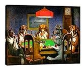 ELITEART-Dogs Playing Poker by Cass