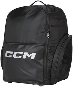 CCM 490 Wheeled Hockey Backpack Bag, Black