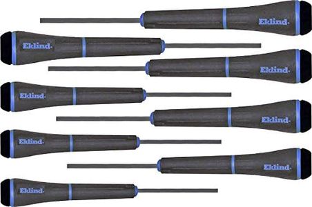 Eklind Tool 92400 PSD Hex (allen) Precision Screwdriver - 8pc set Metric MM sizes 0.7-4, Steel