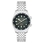 Spinnaker Mens 42mm Bradner Automatic Emerald Green 3 Hands Watch with Stainless Steel Bracelet SP-5062-33