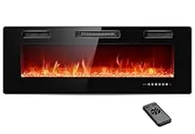 Rintuf 42 inch Electric Fireplace, 