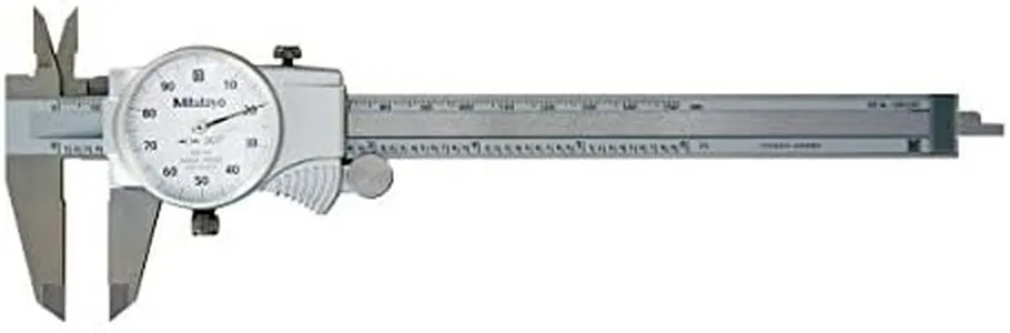 Mitutoyo 505-742J Dial Caliper, 0.1" per Rev, 0-6" Range, 0.001" Accuracy