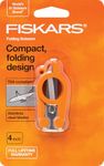 FISKARS Classic Scissors, Classic Foldable Scissors, Swedish Sandvik steel, 11cm, Made in Finland