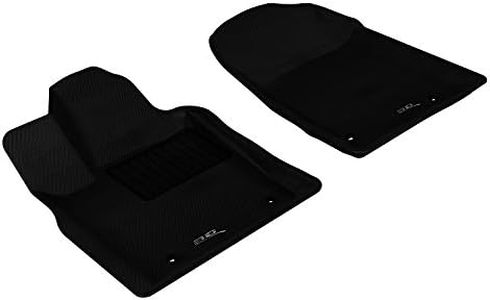 3D MAXpider Front Row Custom Fit Floor Mat for Select Jeep/Dodge Grand Cherokee/Durango Models - Kagu Rubber (Black)