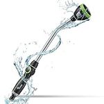 YESTAR 19 Inch Lawn Spray Lance with 8 Adjustable Spray Patterns, Garden Water Wand with Thumb Control On/Off Valve, Nozzle Sprayer for Watering Lawn, Shower Pets and Car Washing