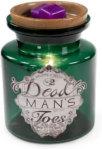 Scentsationals Wax Melt Warmer, Wax Warmer for Scented Wax Melts - Halloween Collection Dead Mans Toes - Candle Wax Melter for Fragrance Cubes and Tarts
