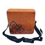 The Kandu Mashbox - is the first-ever wearable drum shaker,small Cajon designed to meet the needs of every percussionist-natural (Nut Brown)