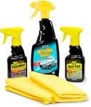 Invisible Glass 99016 5-Piece Windshield Glass Treatment Kit Includes Anti-Fog for Interior, Rain Repellent for Exterior, Premium Spray Glass Cleaner, and (2) Microfiber Cleaning Cloths