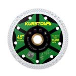 KURSTOL Tile Porcelain Diamond Blade - 4.5"/115mm Super Thin Diamond Cutting Disc Wheel,Arbor 7/8"-5/8" for Ceramic Granite,Marble Angle Grinder Tile Saw Blade