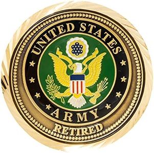 United States Army Retired USA A Career of Service to The Nation Challenge Coin