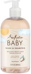 Shea Moisture 100 Percent Virgin Coconut Oil Baby Wash and Shampoo for Kids, 13 Ounce